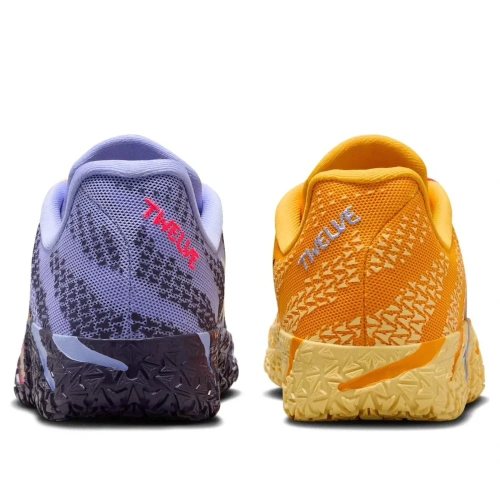 5.5Y (7 Women)-[NEW] Kid's Nike Ja 3 'Chnnel 12' Shoes 'Gold/Purple' IB4773-700